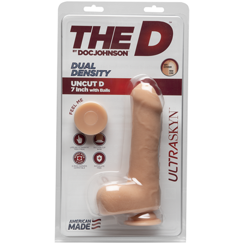 7" Uncut Cock + Balls