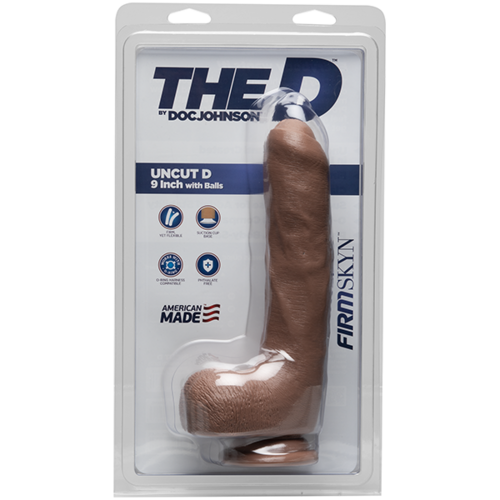 9" Uncut Firm Cock + Balls