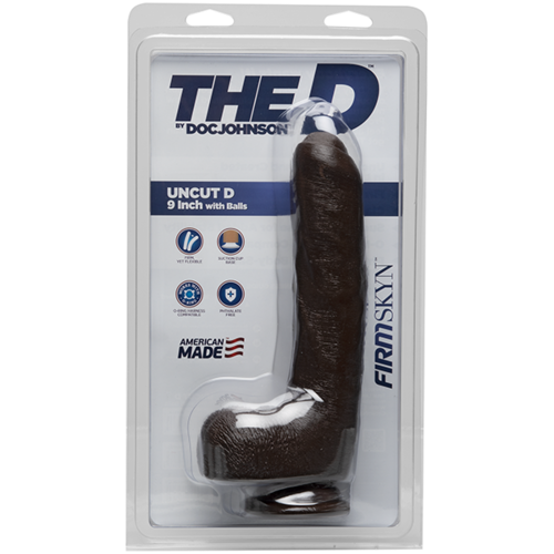 9" Uncut Firm Cock + Balls