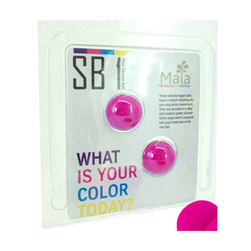 Neon Pink Kegel Balls