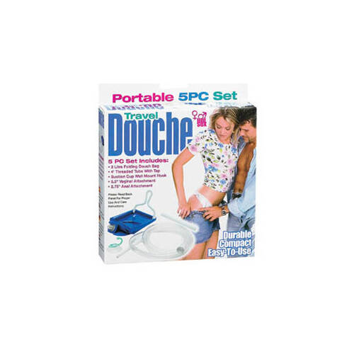 5 Piece Travel Anal Douche Kit