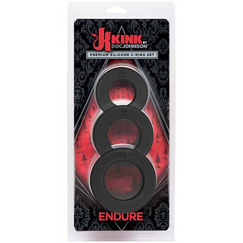 Endure Silicone Cock Rings x3
