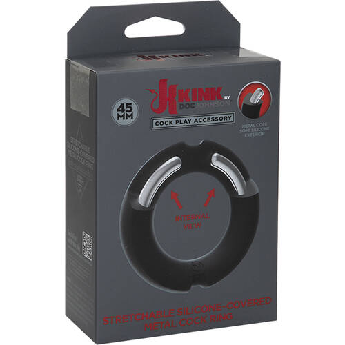 45mm Metal + Silicone Cock Ring