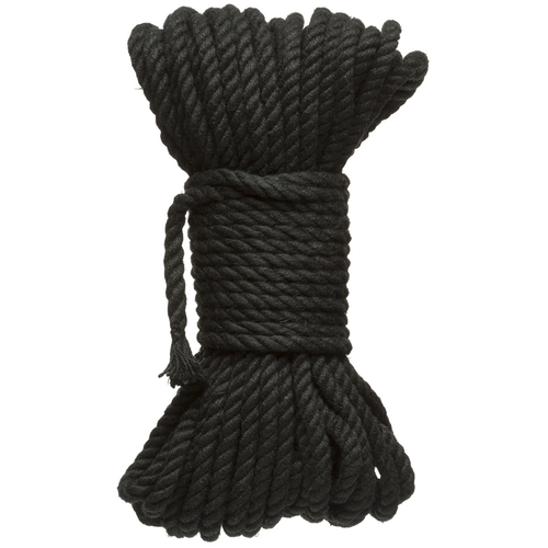 Merci Bind and Tie 6mm Hemp Bondage Rope 50 Feet Black