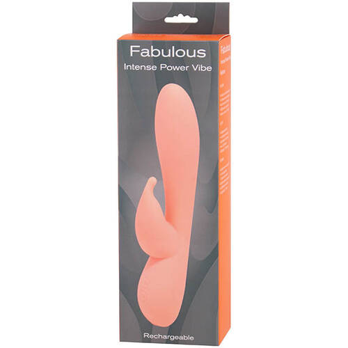 8" Fabulous Peach Rabbit Vibrator