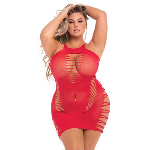 Back To Basixxx Hi Neck Dress 1X