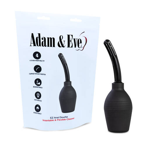 Adam & Eve Ez Anal Douche Black Douche