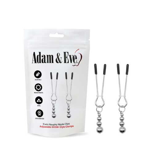 Eve's Naughty Nipple Clips Set Of 2