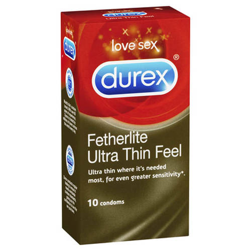 52mm Ultra Thin Condoms x10