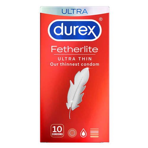 54Mm Ultra Thin Condoms X10