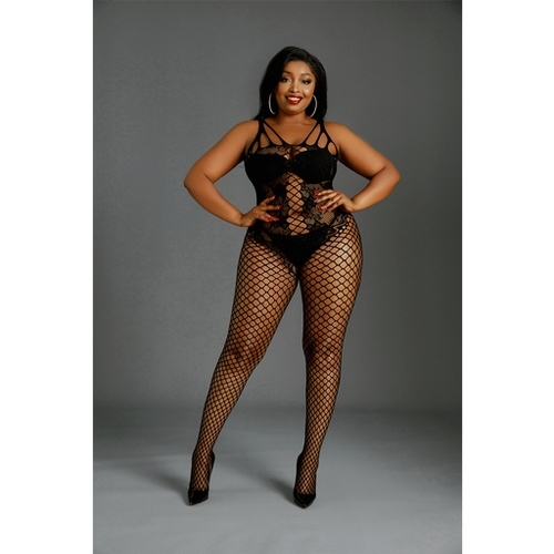Moonlight Plus Model 04  Bodystocking OS