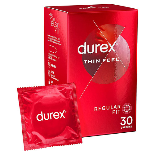Durex Thin Feel Regular Ultra Thin Condoms - 30 Pack