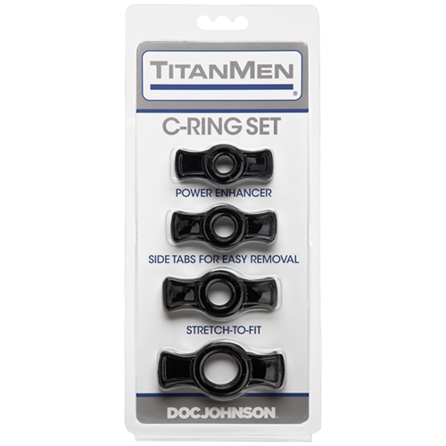 Easy Fit Cock Ring Set x4