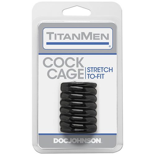 TitanMen Tools - Cock Cage Black