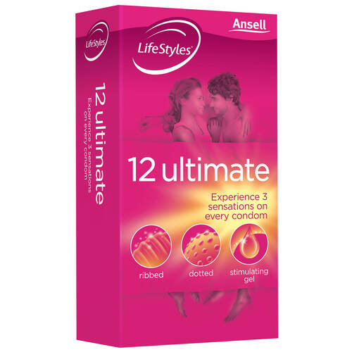 52mm Assorted Condoms x12