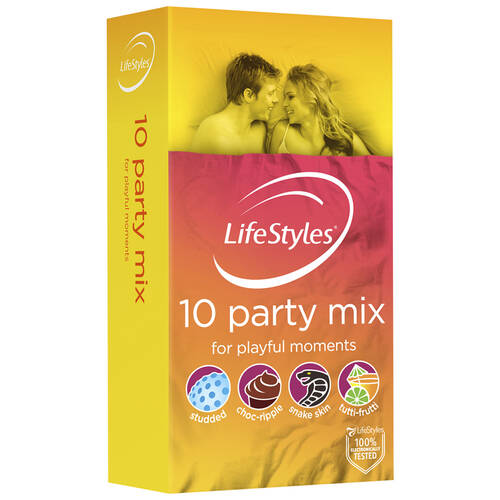 Assorted LifeStyles Condoms x10