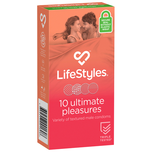 LifeStyles ULTIMATE Pleasures 10s Condoms