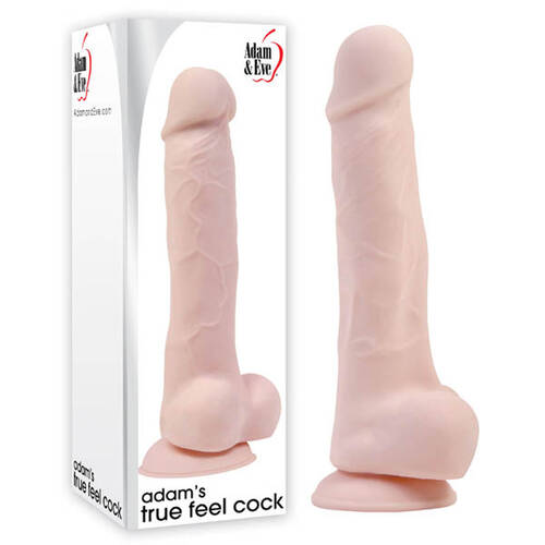 Adam & Eve Adam's True Feel Cock Flesh 17.8 cm (7'') Dong