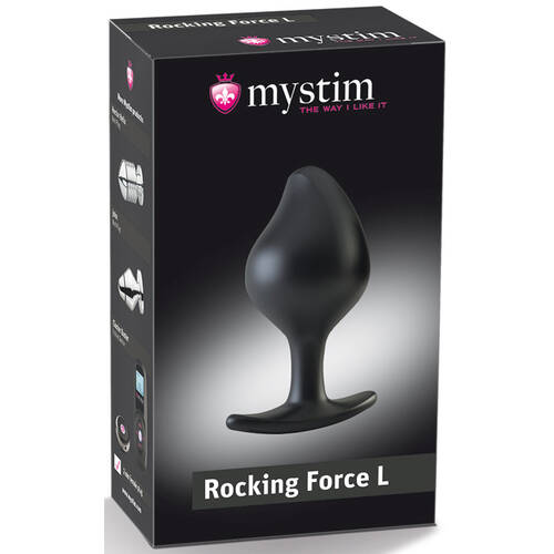 Rocking Force Large eStim Butt Plug