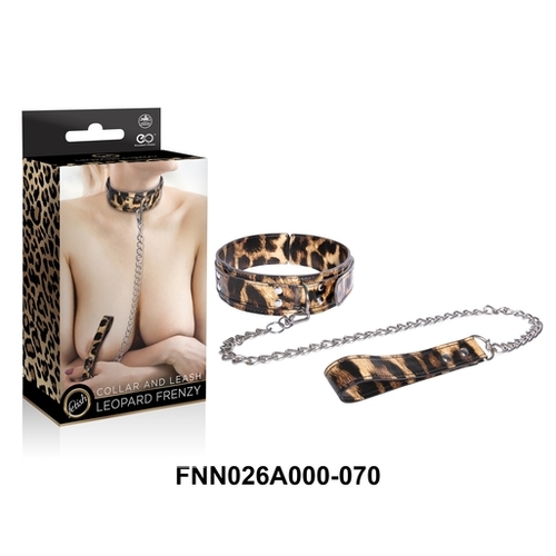 LEOPARD FRENZY Collar and Leash