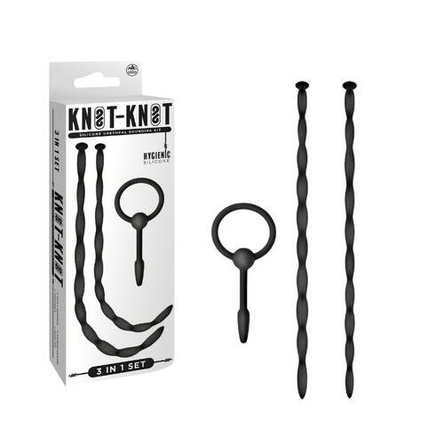 KNOT KNOT SILICONE URETHRAL PLUG SET
