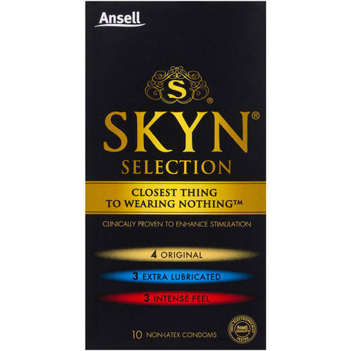 Assorted Non Latex Condoms x10