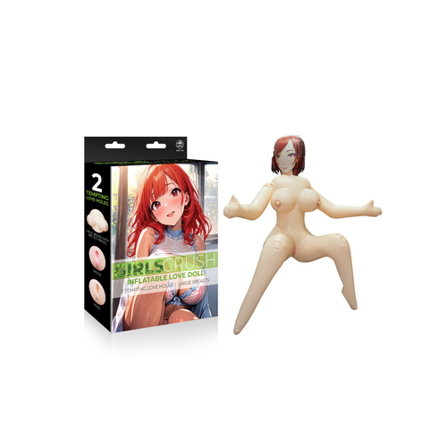 GIRLS CRUSH PVC DOLL IN FLESH