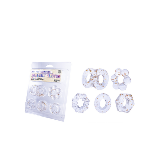ZEALOUS GITTER TPE ORNAMENT KIT SET IN CLEAR GOLD