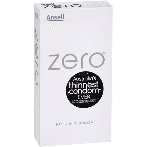 Zero Uber Thin Condoms x8