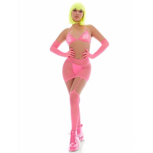 Mesh Bling Ring Set/Pasties OS