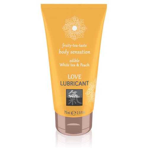 Tea + Peach Flavoured Lube 75ml