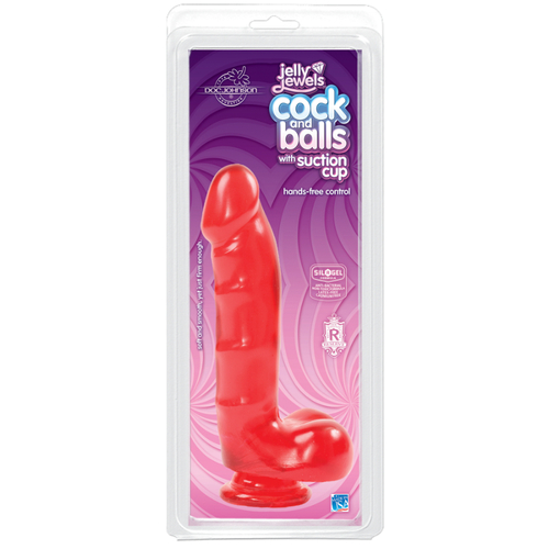 4.5"Cock + Balls With Suction Cup 
