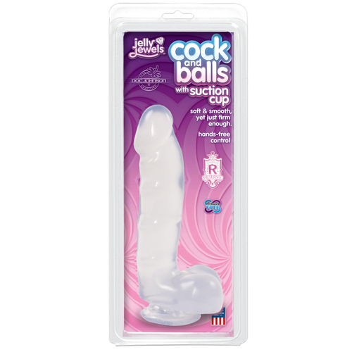 4.5" Cock + Balls With Suction Cup
