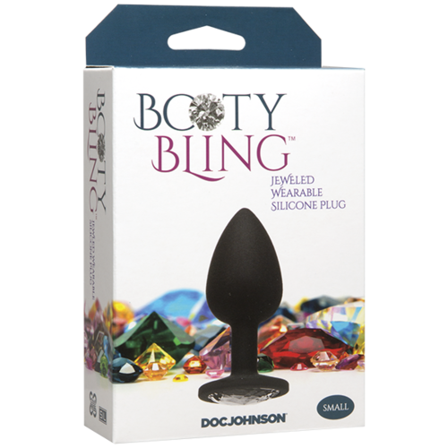 Booty Bling Small Silver Butt Plug