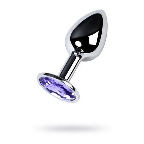 Amethyst Crystal Metal Butt Plug