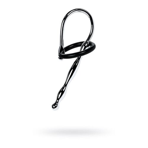 Metal Urethral Plug W  Silicone Ring