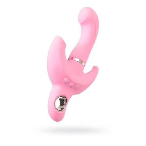 JOS Twist Me Triple G-Spot, Anal and Clit Stim Vibrator Pink