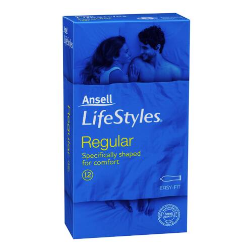 54mm Lifestyles Condoms x12