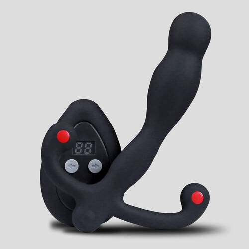 Aneros Eupho Syn V Black USB Rechargeable Vibrating Prostate Massager with Remote