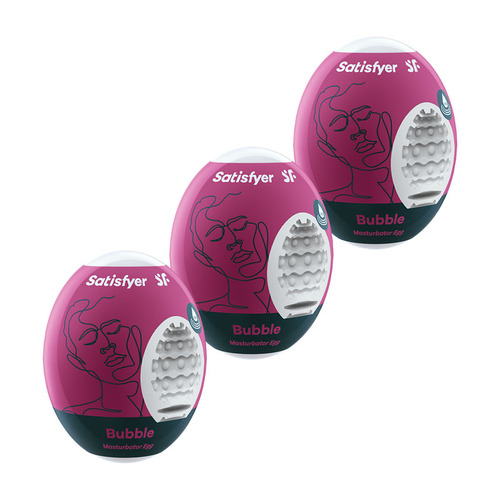 Bubble Egg Strokers x3
