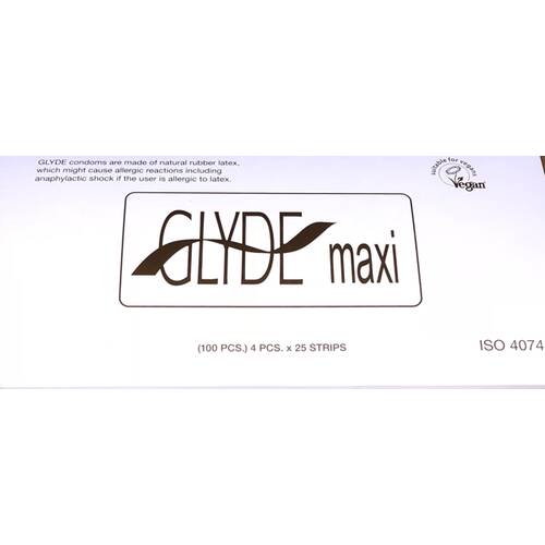Glyde Condom - Maxi Gold 56mm Bulk 100's