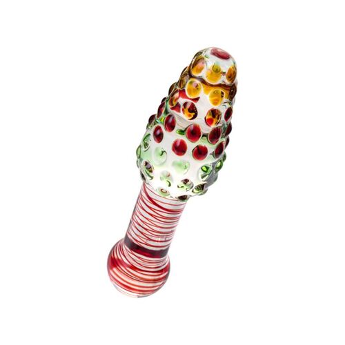 6.5" Colour Delight Glass Dildo
