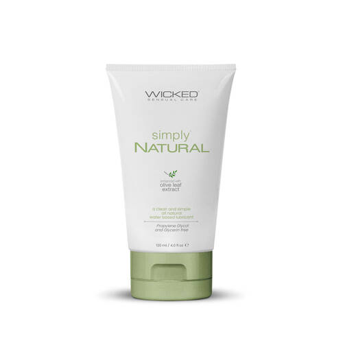 Wicked Simply Natural Water Based Lubricant - 120 ml (4 oz) Bottle