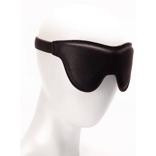 Padded Faux Leather Blindfold