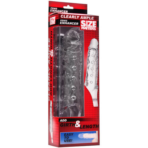6.5" Clearly Ample Penis Sleeve