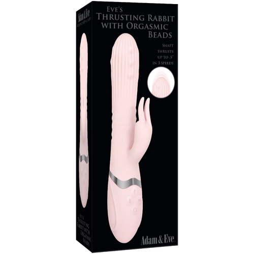 5" Thrusting Beaded Rabbit Vibrator