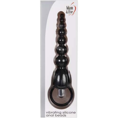 6" Vibrating Silicone Anal Beads