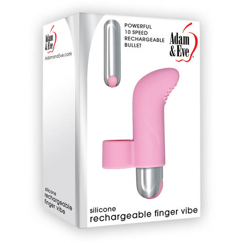 Silicone Pink Finger Vibrator