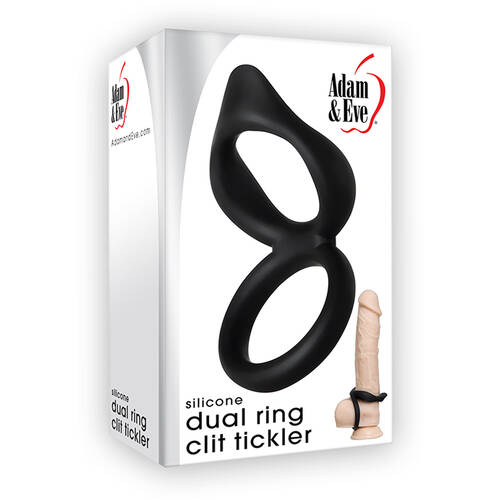 Dual Clit Tickler Cock & Ball Rings