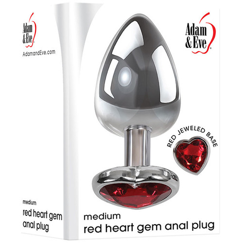 Medium  Heart Gem Butt Plug